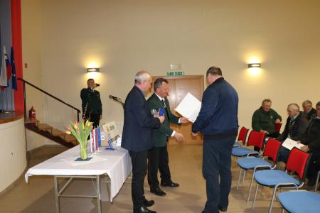 Slovesna podelitev medalj veteranom vojne za Slovenijo 13